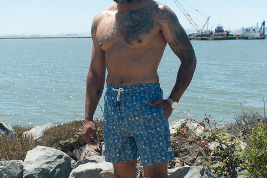 HCF22977 NAUTIQUE sky blue - Henri-Costa