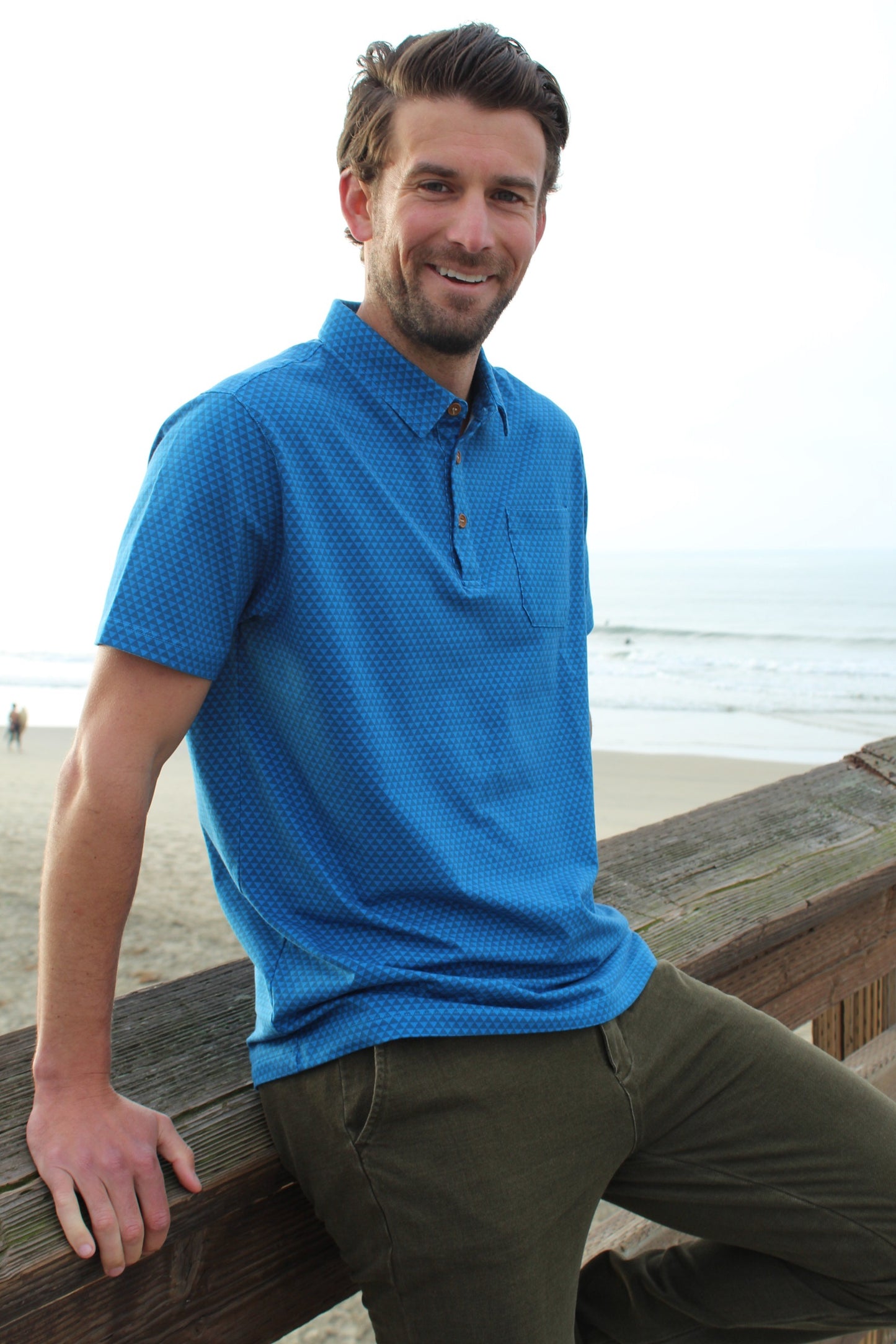 HCF21260 LAGUNA POLO deep sea - Henri-Costa