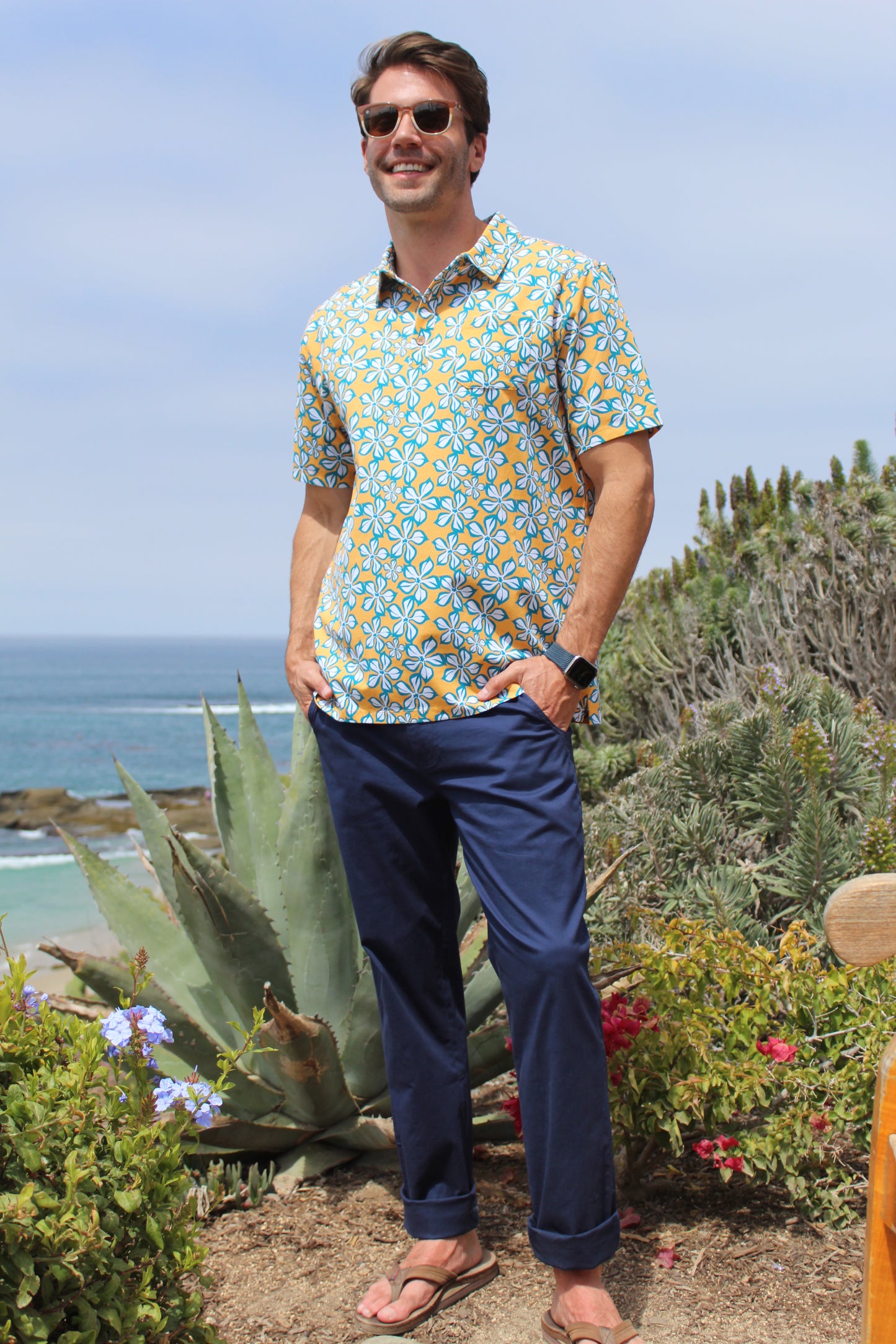 HCS23296 FIJIAMA POLO mango