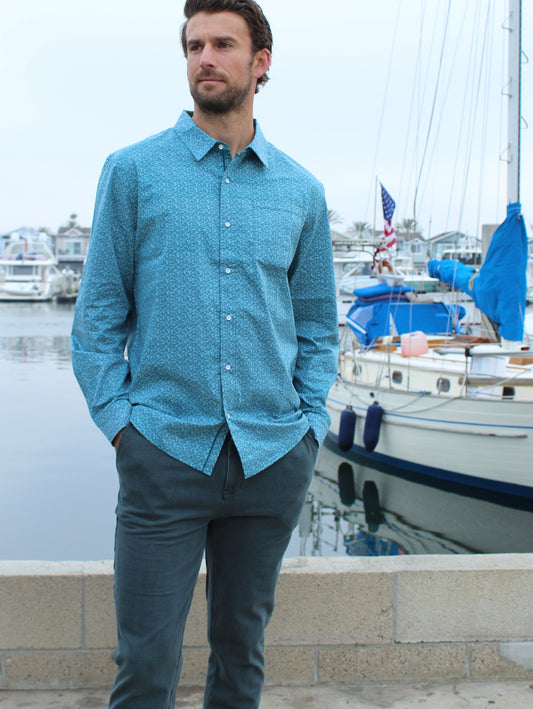 HCF21568 LA PAZ sea blue - Henri-Costa