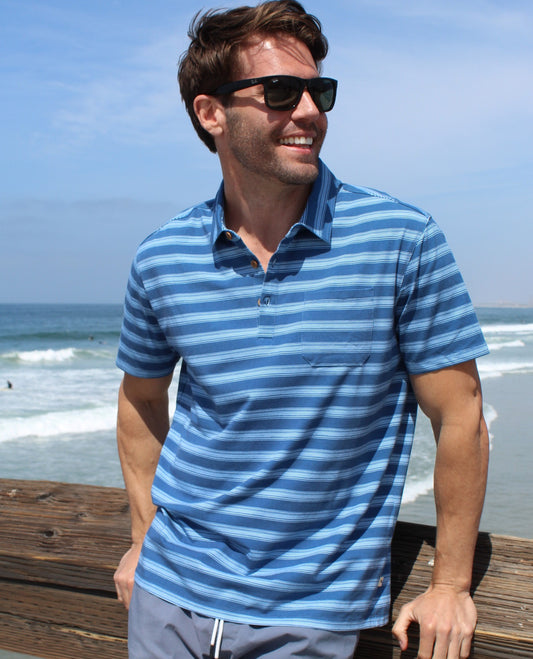 HCS22252 NASSAU STRIPE deep sea - Henri-Costa