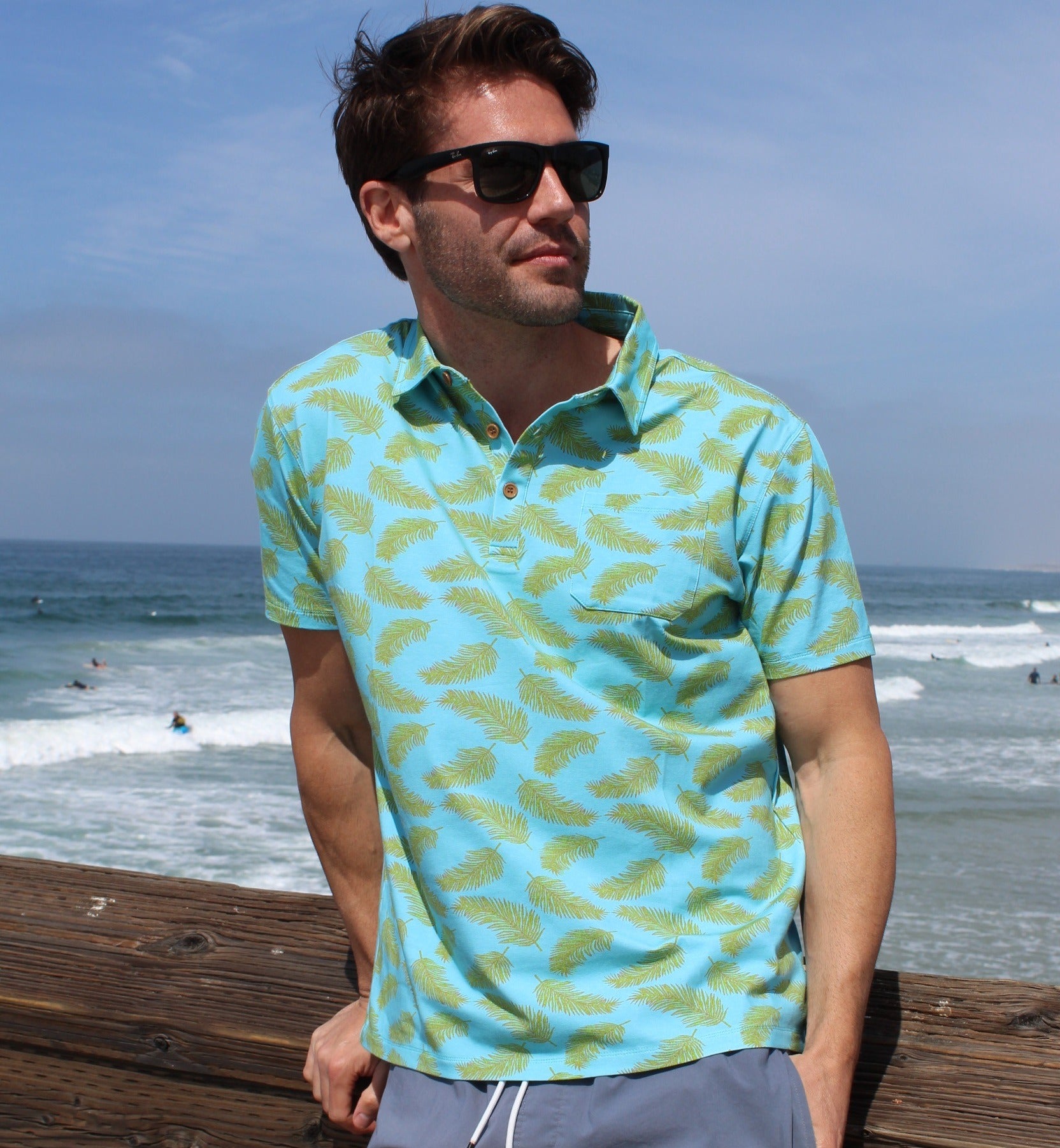 HCS22250 FRONDZY surf blue - Henri-Costa